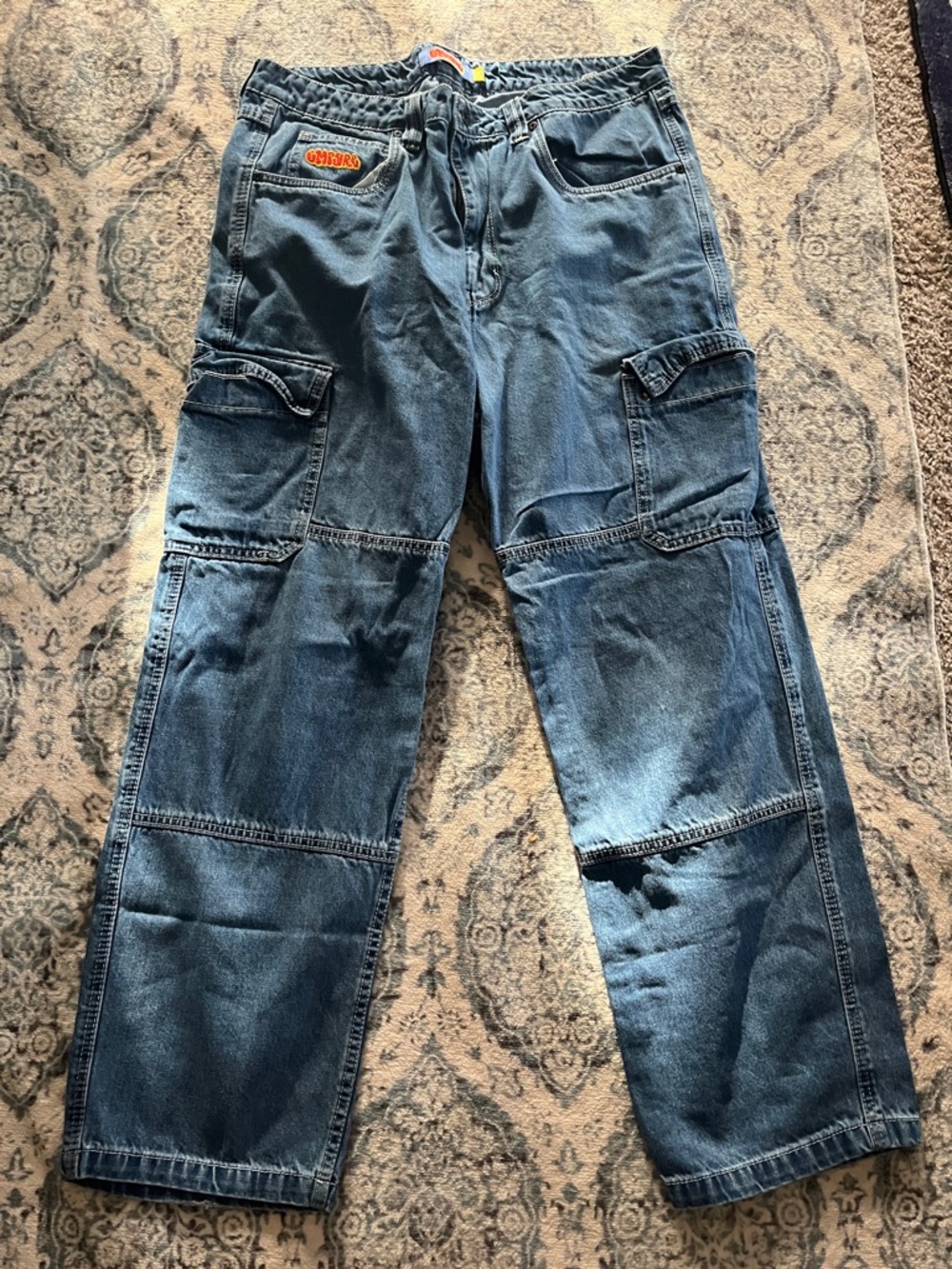 Empyre Blue Cargo Jeans
